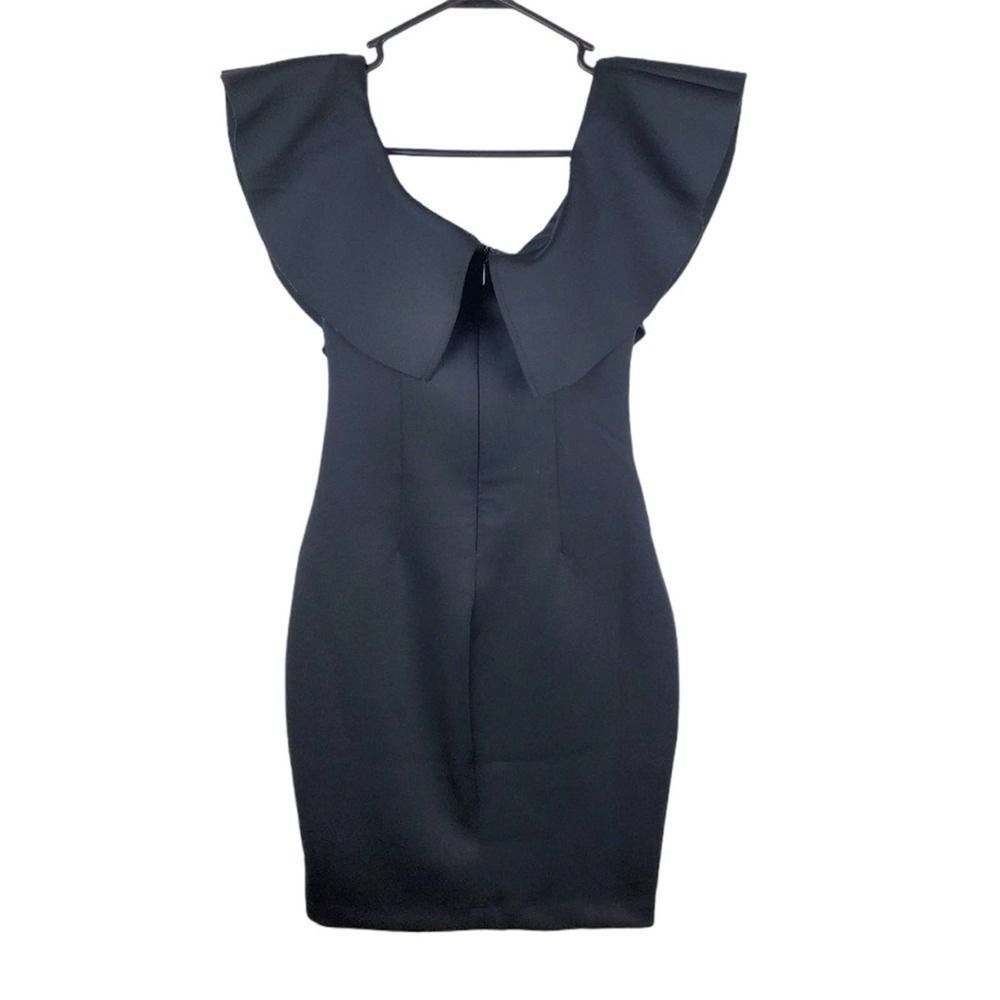 Guess XS Shaye Bodycon Ruffle Dress Off Shoulder Sexy Evening Night Out Guest - Picture 6 of 11